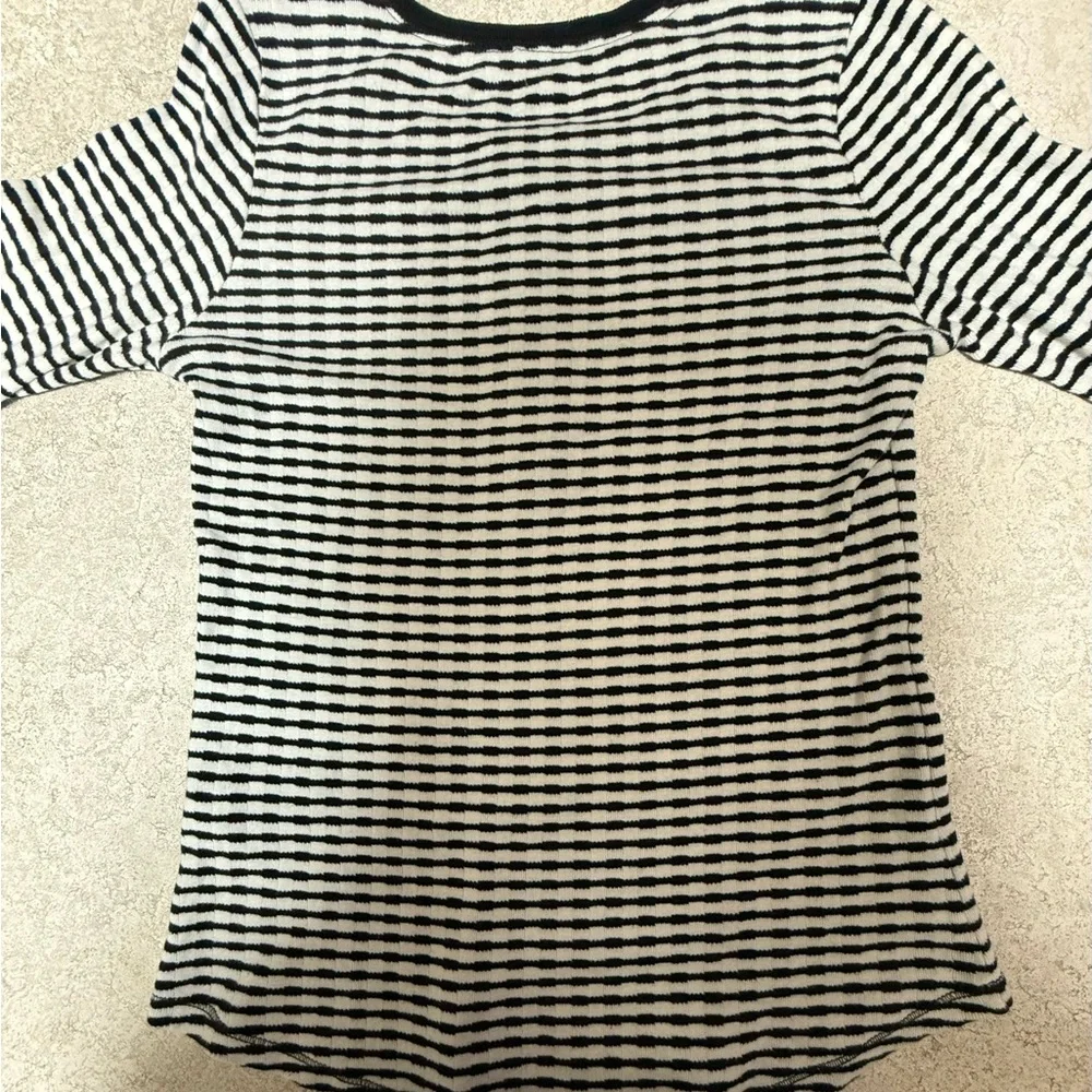 Lucky Brand Black and White Button Down Shirt - Picture 7 of 7